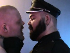 Danish Guys – A bear and his slaveboy part 2 a little pinc