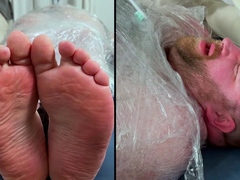 Bear Sub Wrapped And Tickled Hard