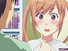 Hentai teenie gets fingered and fucked