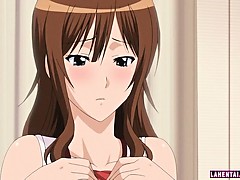 Sexy hentai model undress and posing for the camera